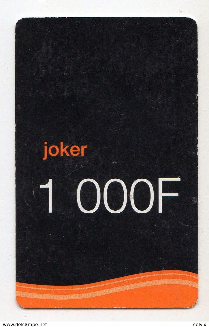 CAMEROUN PREPAYEE ORANGE JOKER 1000F - Cameroon