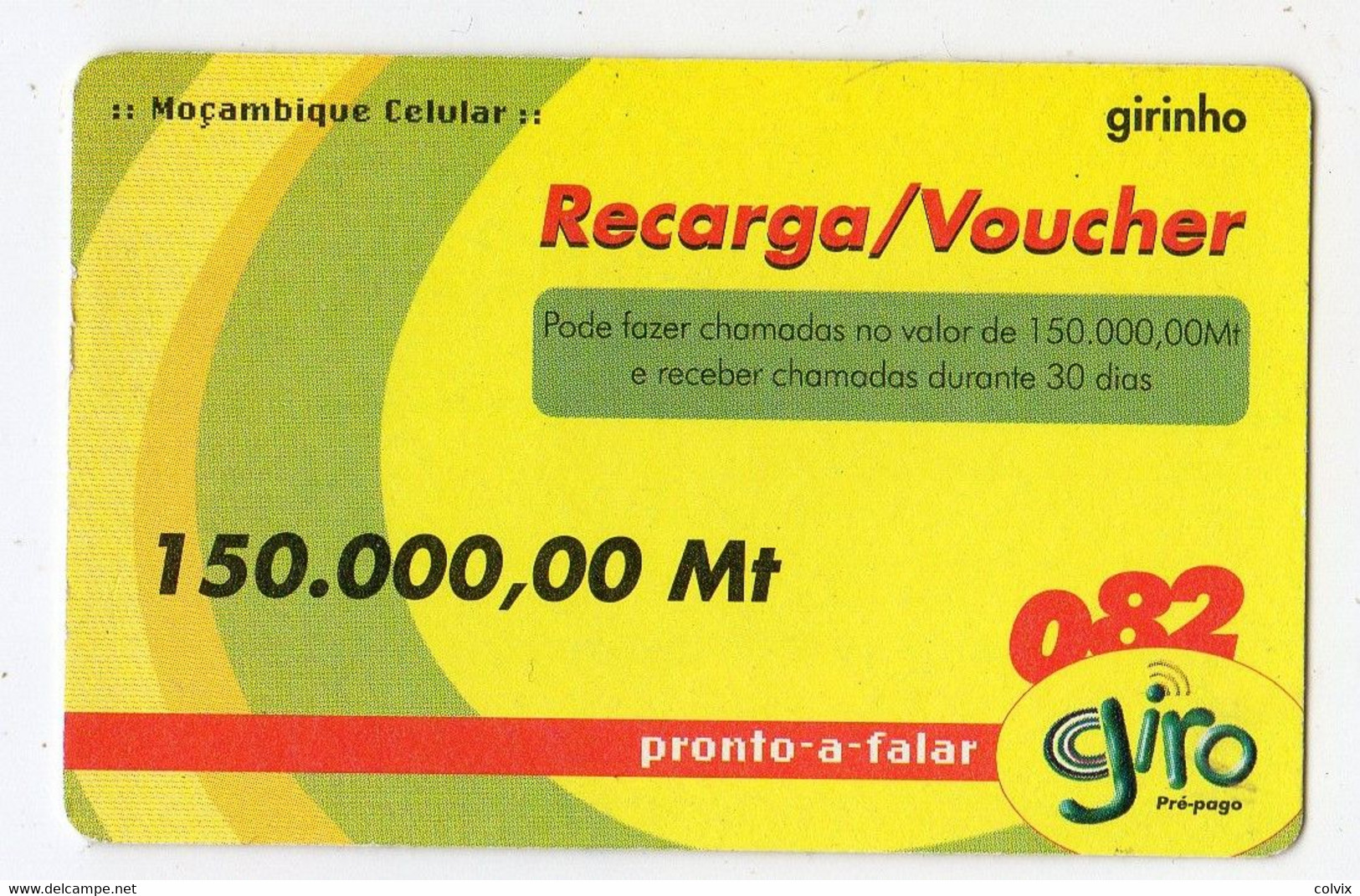 MOZAMBIQUE PREPAYEE GIRO 150 000 MT Date 31/12/2004 - Mozambico