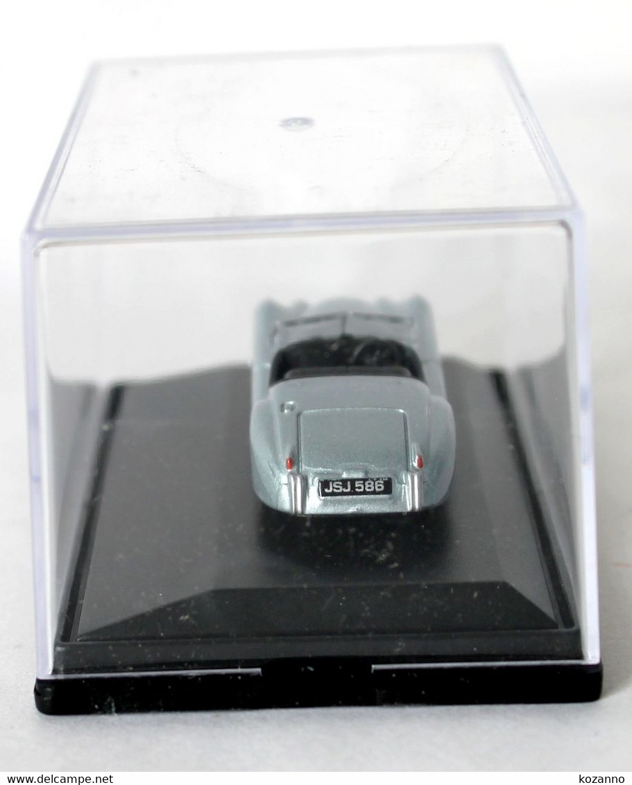 VOITURE MINIATURE - JAGUAR XK120 GRISE- 1:76 RAILWAY SCALE OXFORD - MODELE REDUIT AUTOMOBILE  - NEUF AVEC SA BOITE (31) - Massstab 1:76