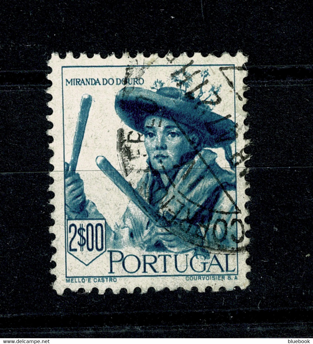 Ref 1458 - 1947 Portugal - 2$00 Used Stamp - SG 1008 - Miranda Do Douro - Music Theme - Oblitérés