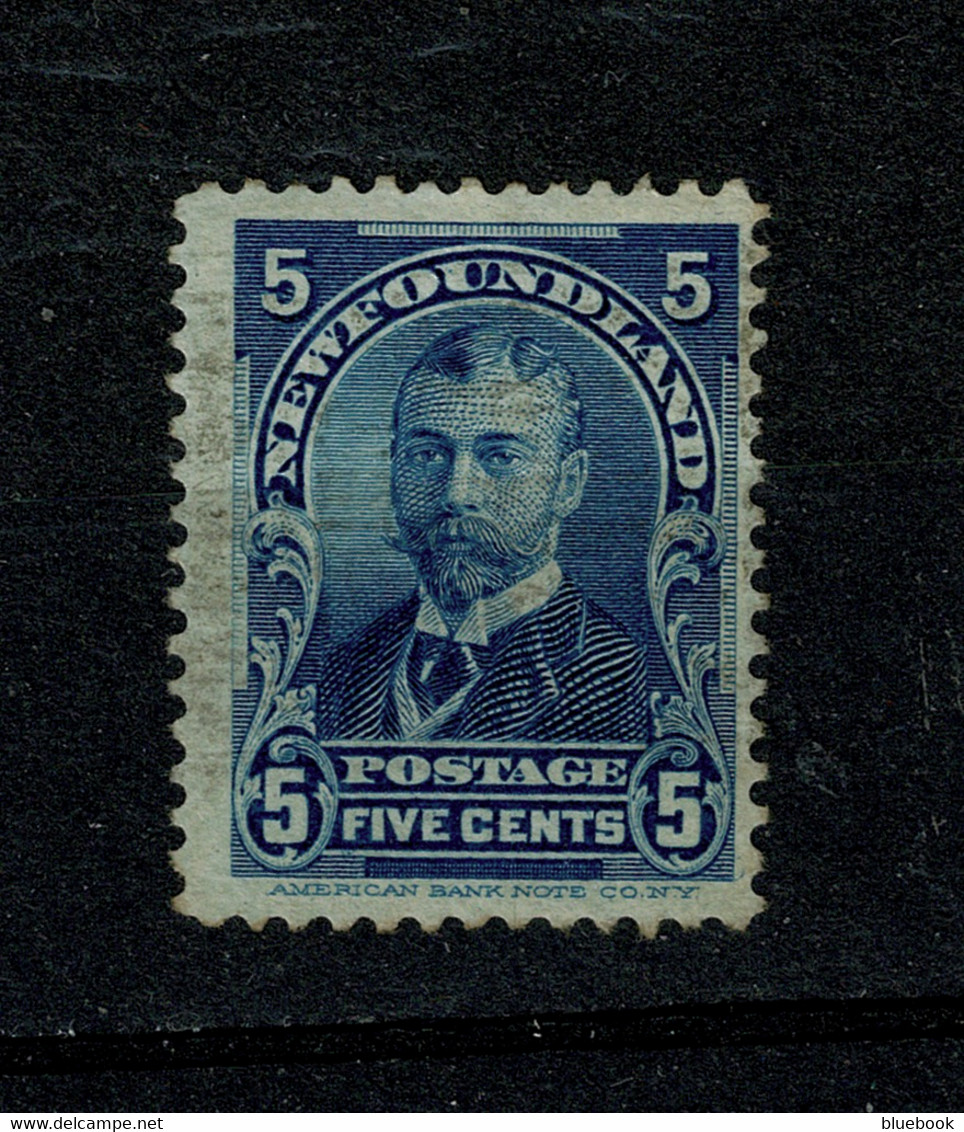 Ref 1458 -  1899 Newfoundland Canada 5c Used Stamp - SG 90 - 1865-1902