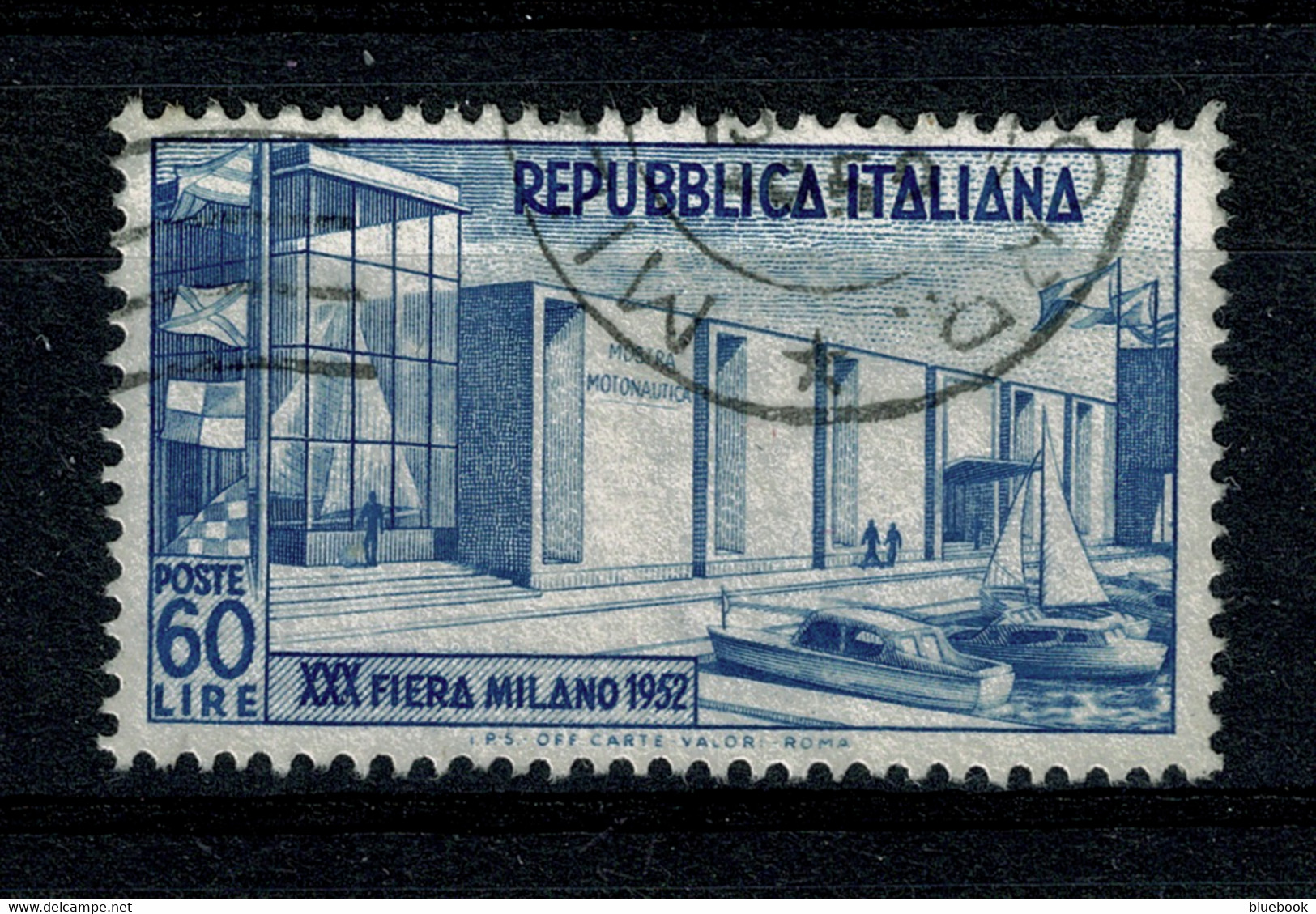 Ref 1458 -  Italy 1952 - L60 Used Stamp - SG 811 Fiera Milano - Ref 23 - Oblitérés