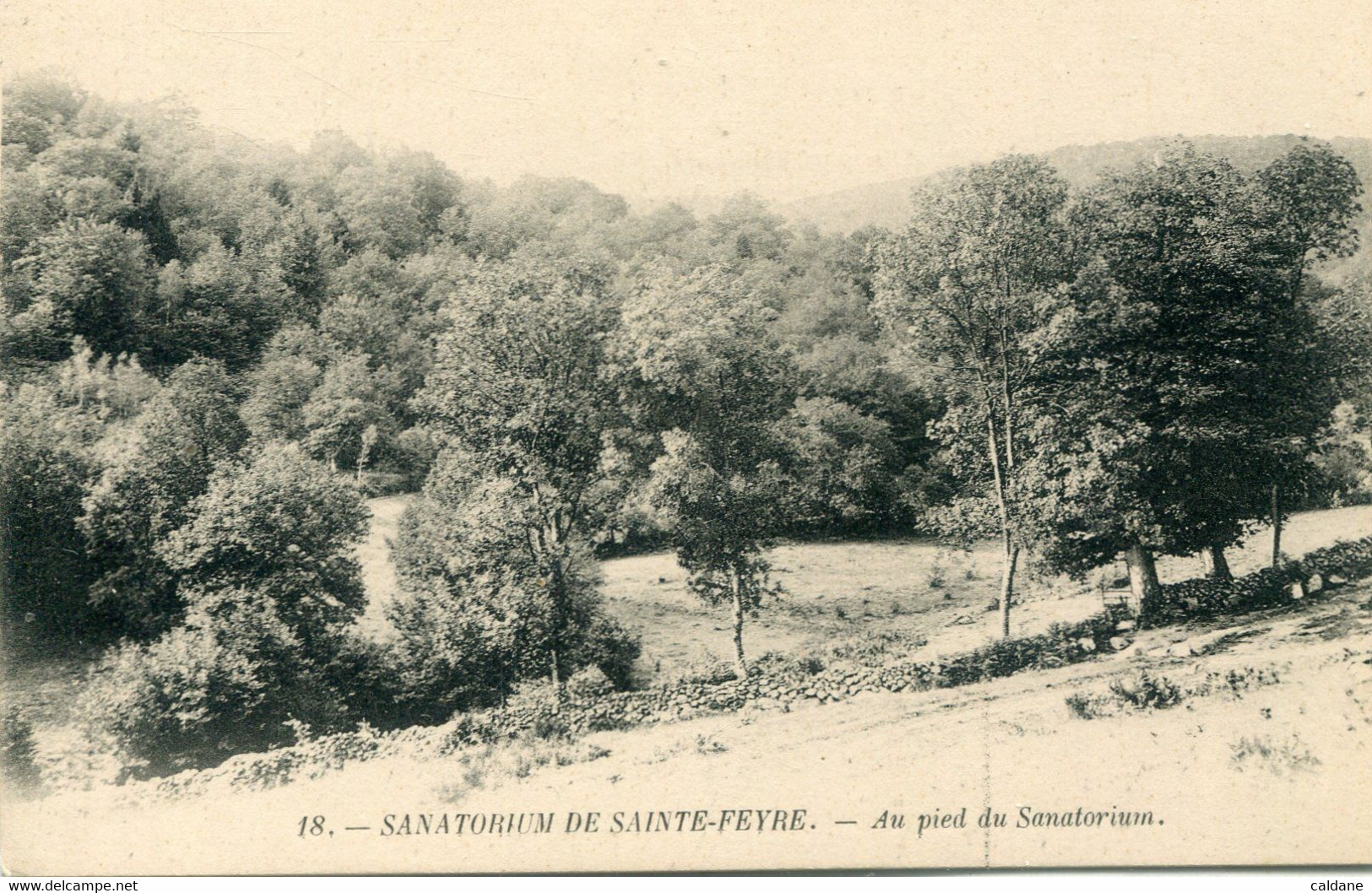 -23 - CREUSE-  SANATORIUM  DE. SAINTE-FEYRE - Au Pied Du Sanatorium - Chatelus Malvaleix