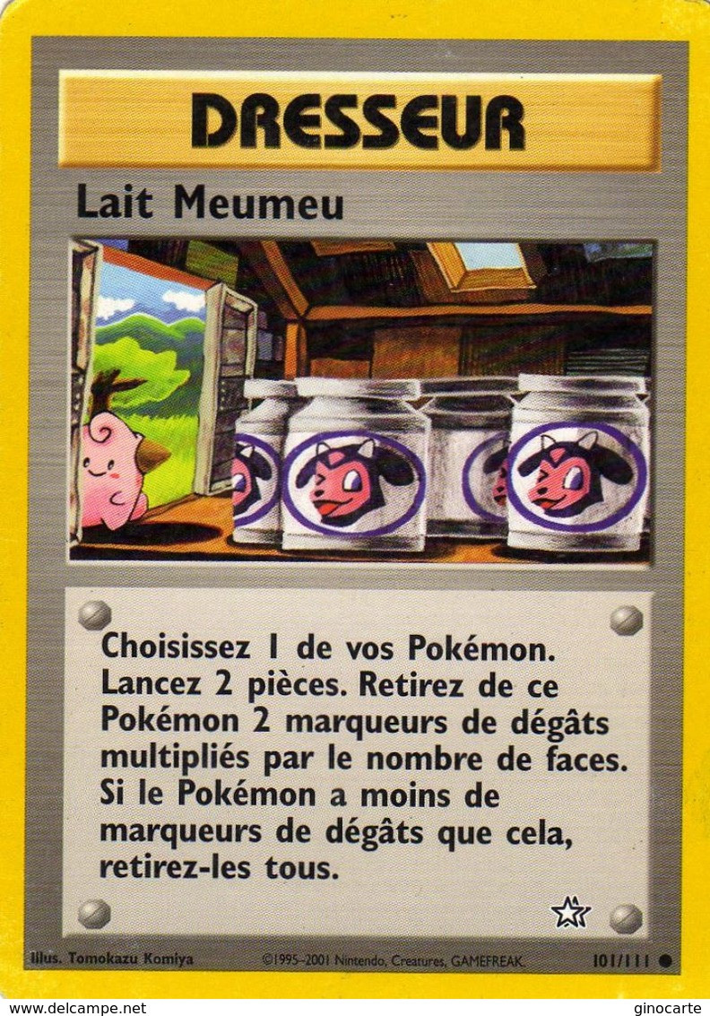 Carte Pokemon 101/111 Wizards Lait Meumeu 1995 - Wizards