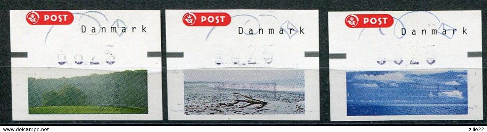 Denmark Dänemark Mi# ATM 23-5, Landscapes Postfrisch/MNH - Partly Missing Print - Automatenmarken [ATM]