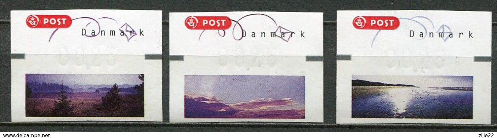 Denmark Dänemark Mi# ATM 26-8I, Landscapes Postfrisch/MNH - Blind Print Of Value - Automatenmarken [ATM]