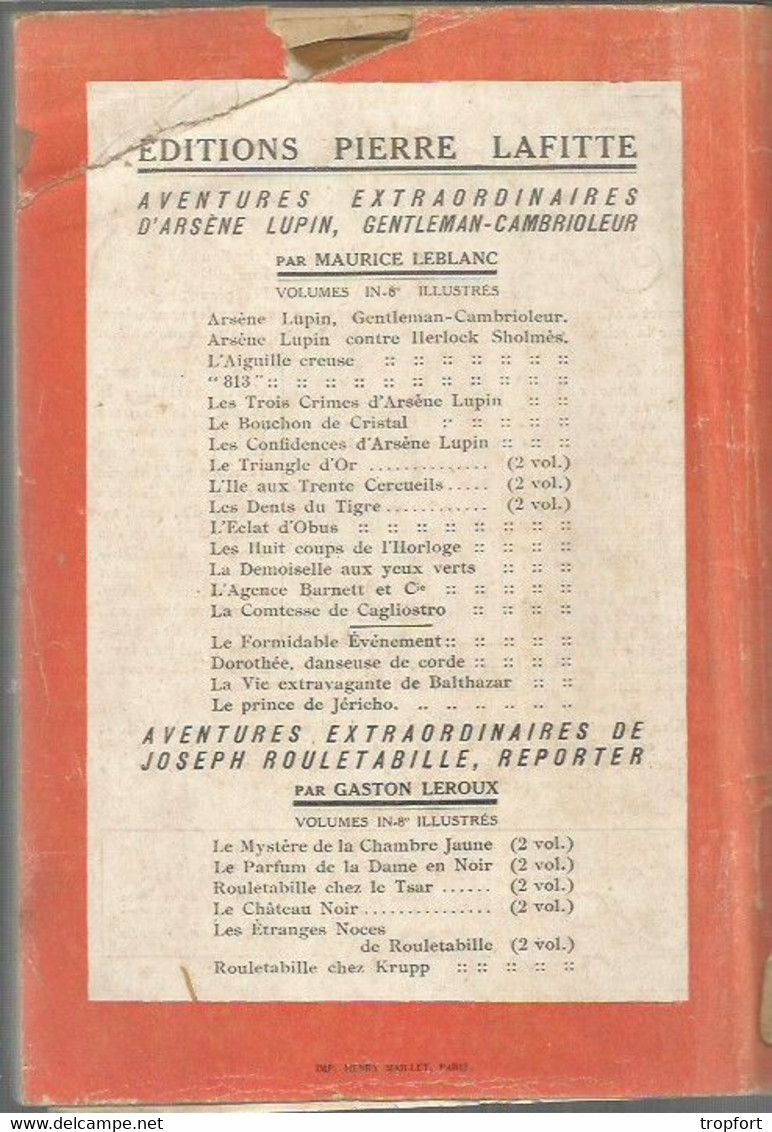 TI / Livre MAURICE LEBLANC BALTAZAR Pierre Lafitte 80 PAGES // Arsene Lupin Collection BD - Otros & Sin Clasificación