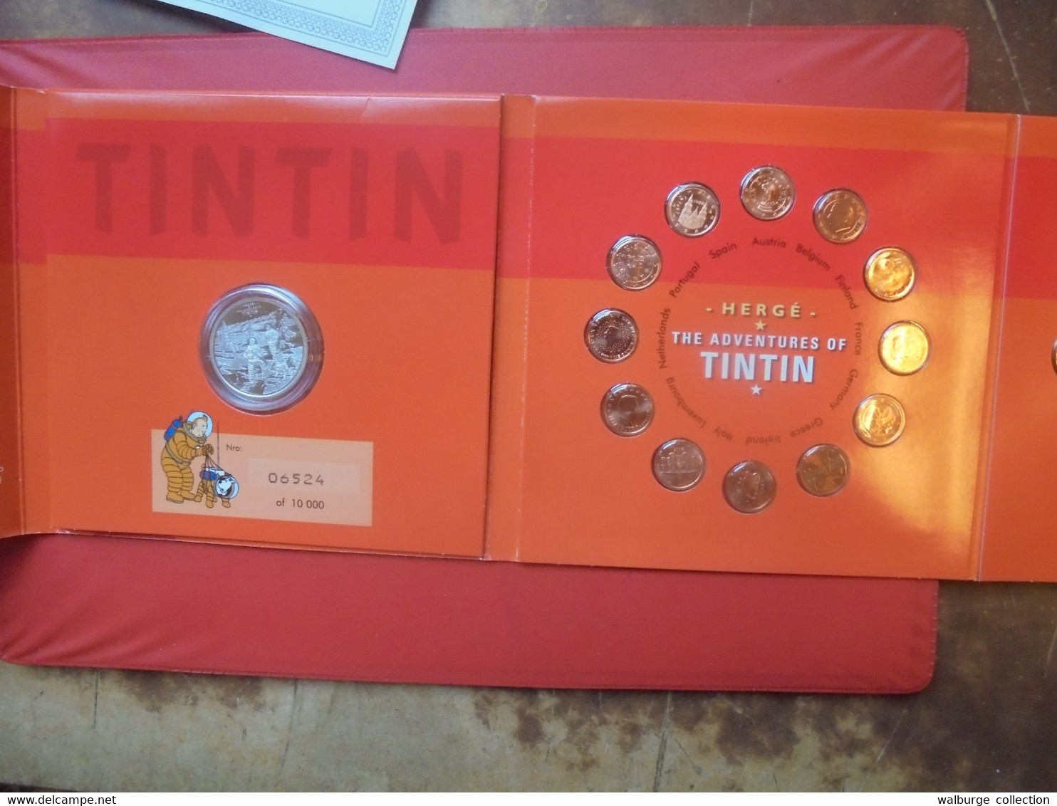 TINTIN-HERGE 1954-2004 FDC TIRAGE SEULEMENT 10.000 EXEMPLAIRES NUMEROTES ! - Bélgica