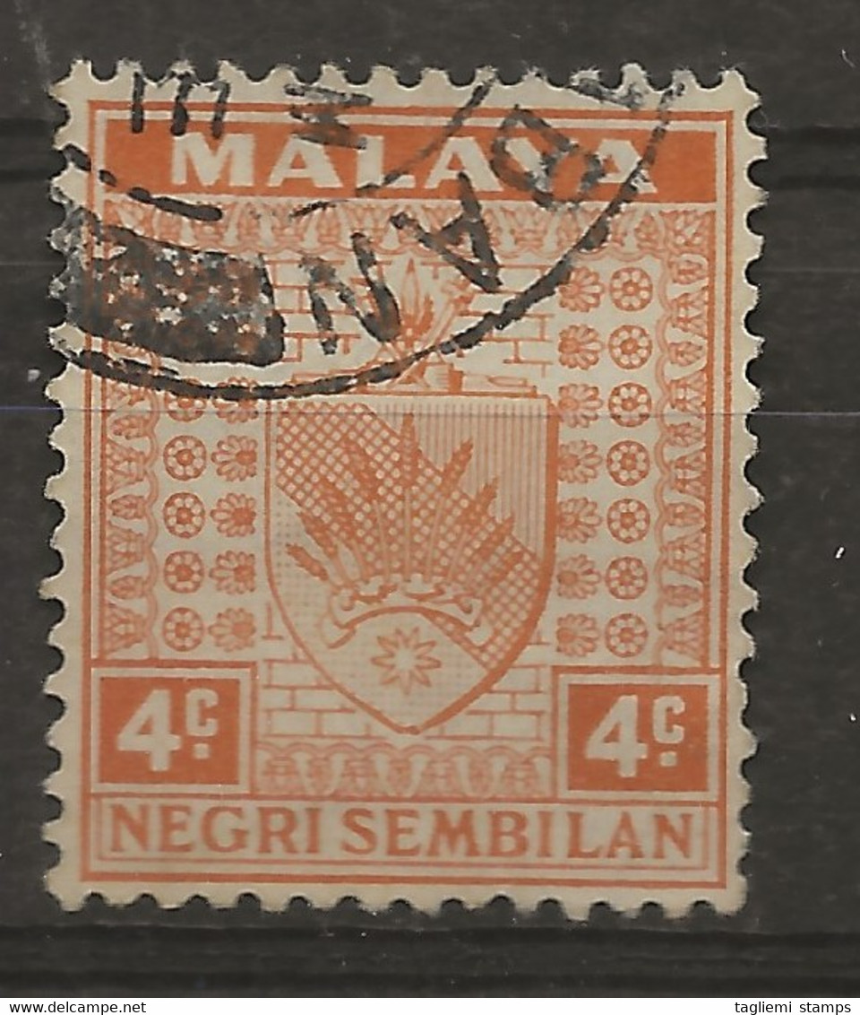 Malaysia - Negri Sembilan, 1935, SG 25, Used - Negri Sembilan