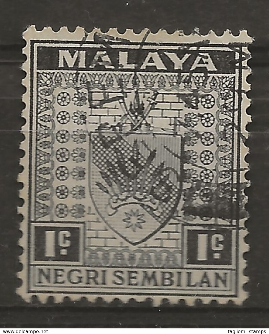 Malaysia - Negri Sembilan, 1935, SG 21, Used - Negri Sembilan