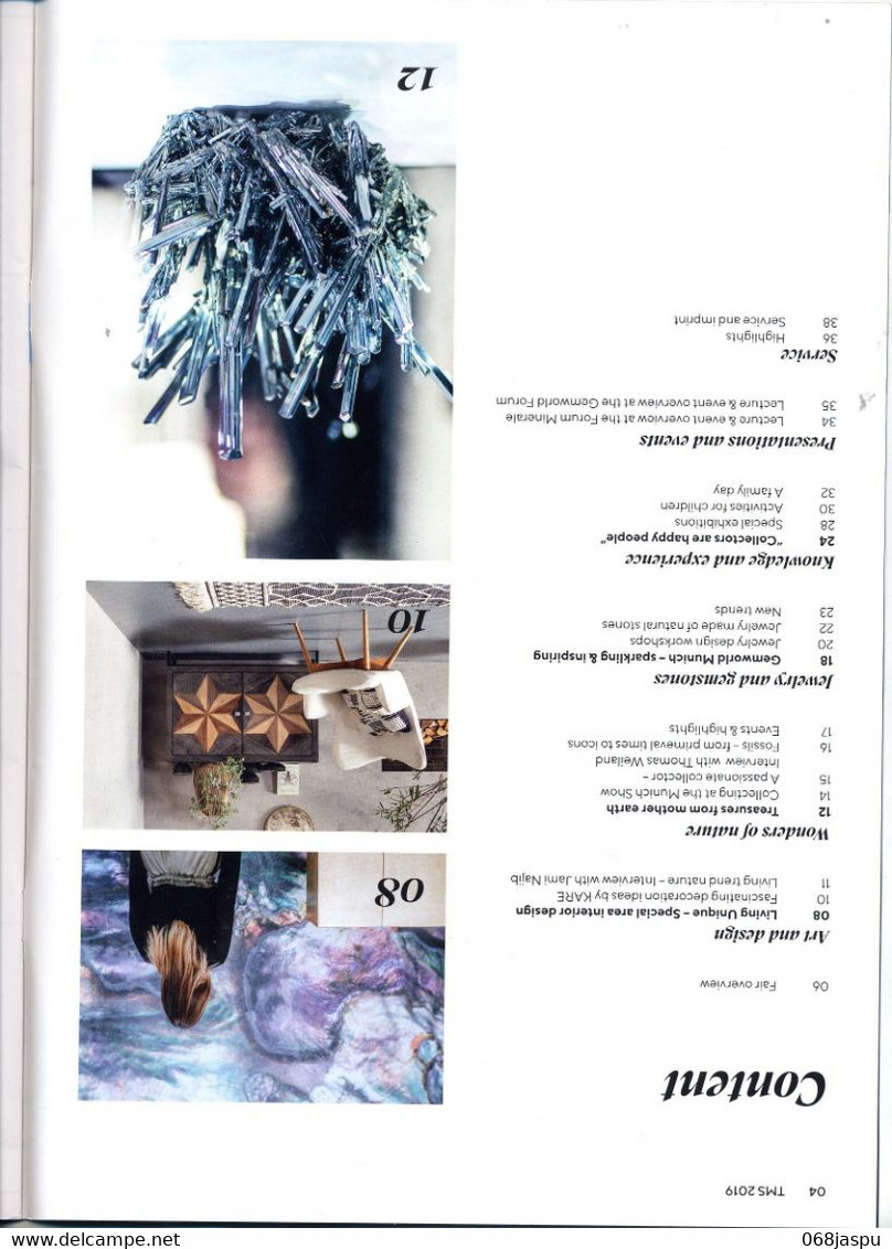 Catalogue Bourse Mineraux Munich 2019 - Andere & Zonder Classificatie