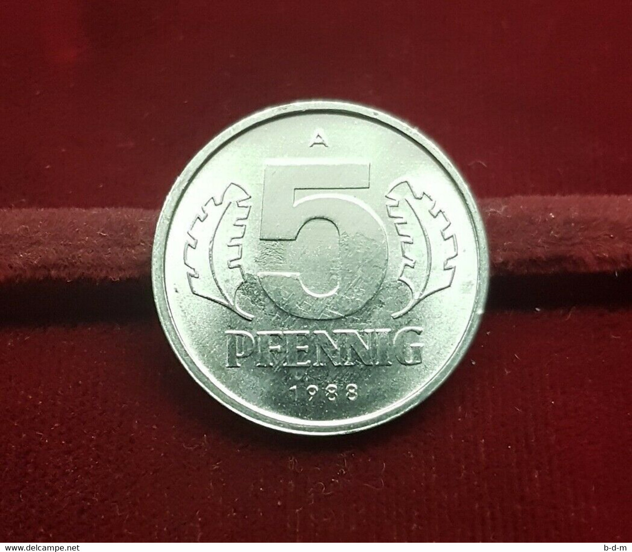 Alemania Germany Dem. Rep. DDR 5 Pfennig 1988 A Km 9 SC UNC - 5 Pfennig