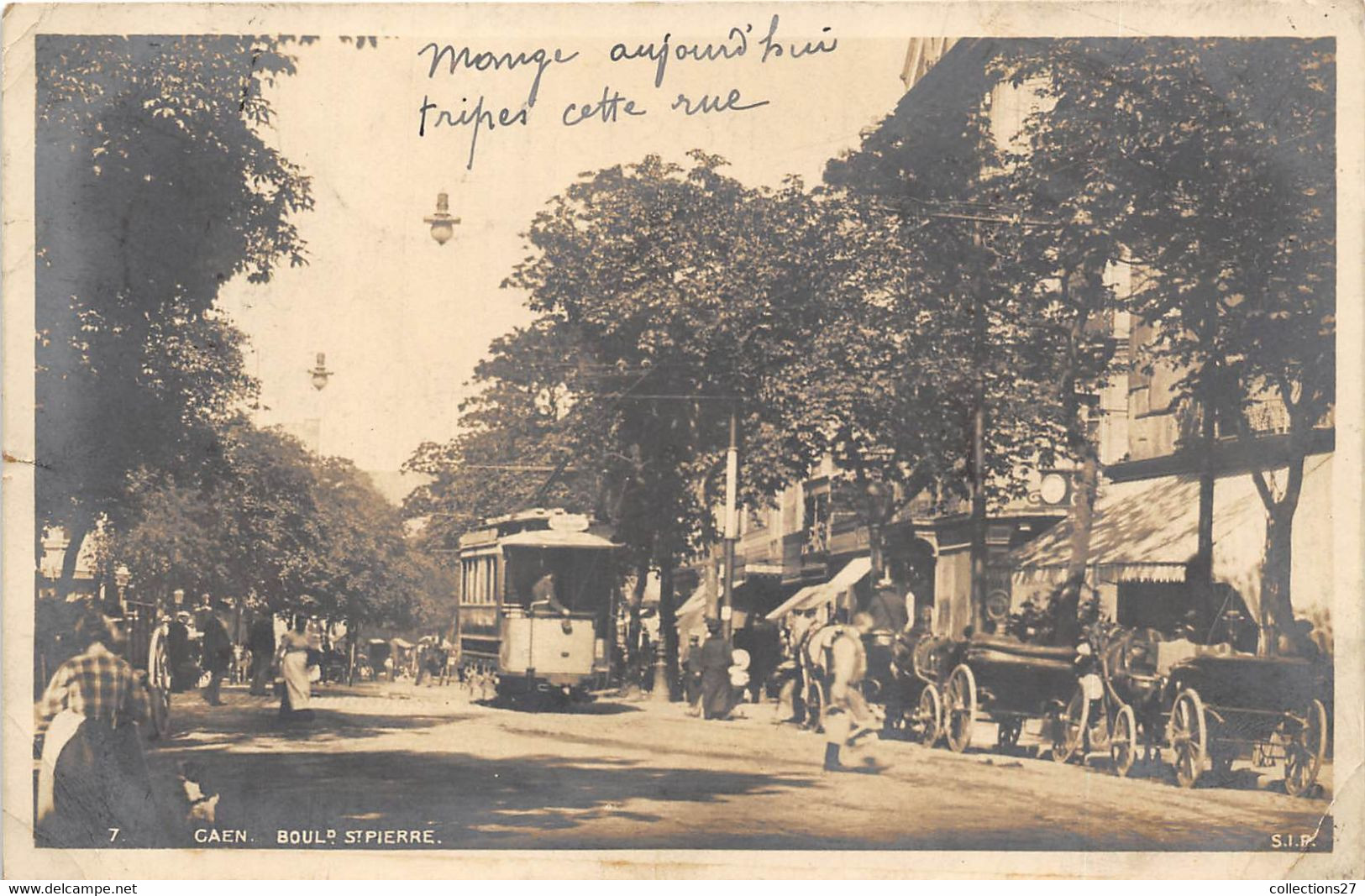 14-CAEN-CARTE-PHOTO- BOULEVARD SAINT-PIERRE - Caen