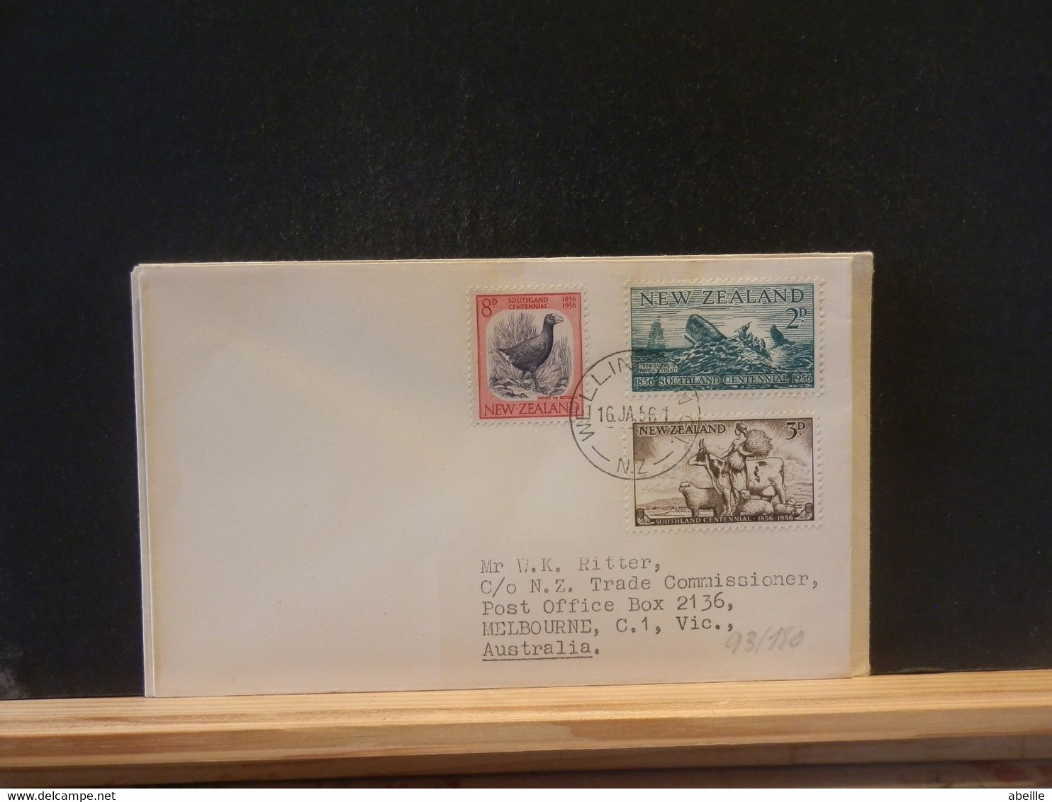 93/180 LETTER NEW ZEALAND 1961 - Storia Postale
