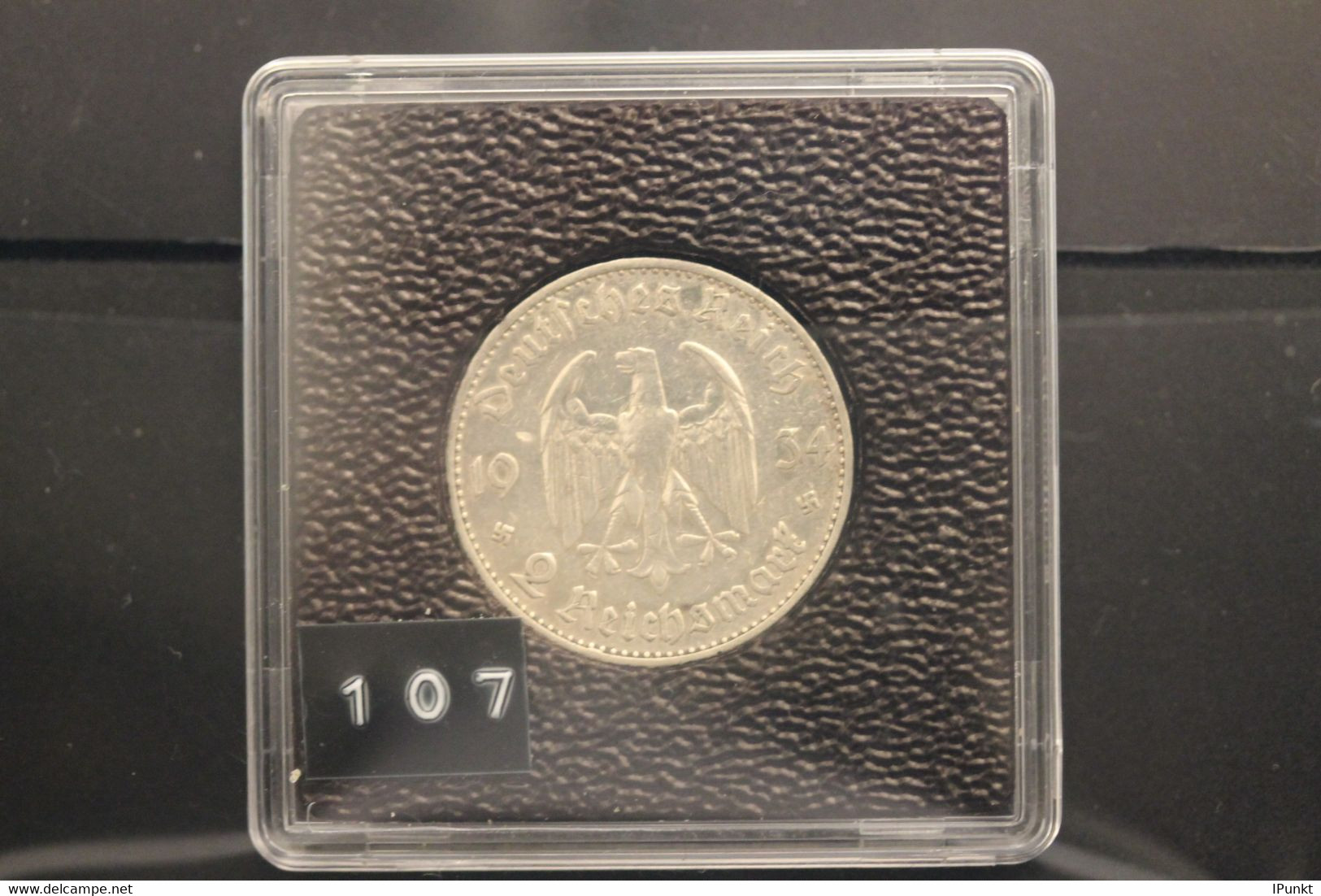 Deutsches Reich; Kursmünze, 2 Reichsmark, 1934 A, Silber, Vz, Jäger-Nr. 355 - 2 Reichsmark