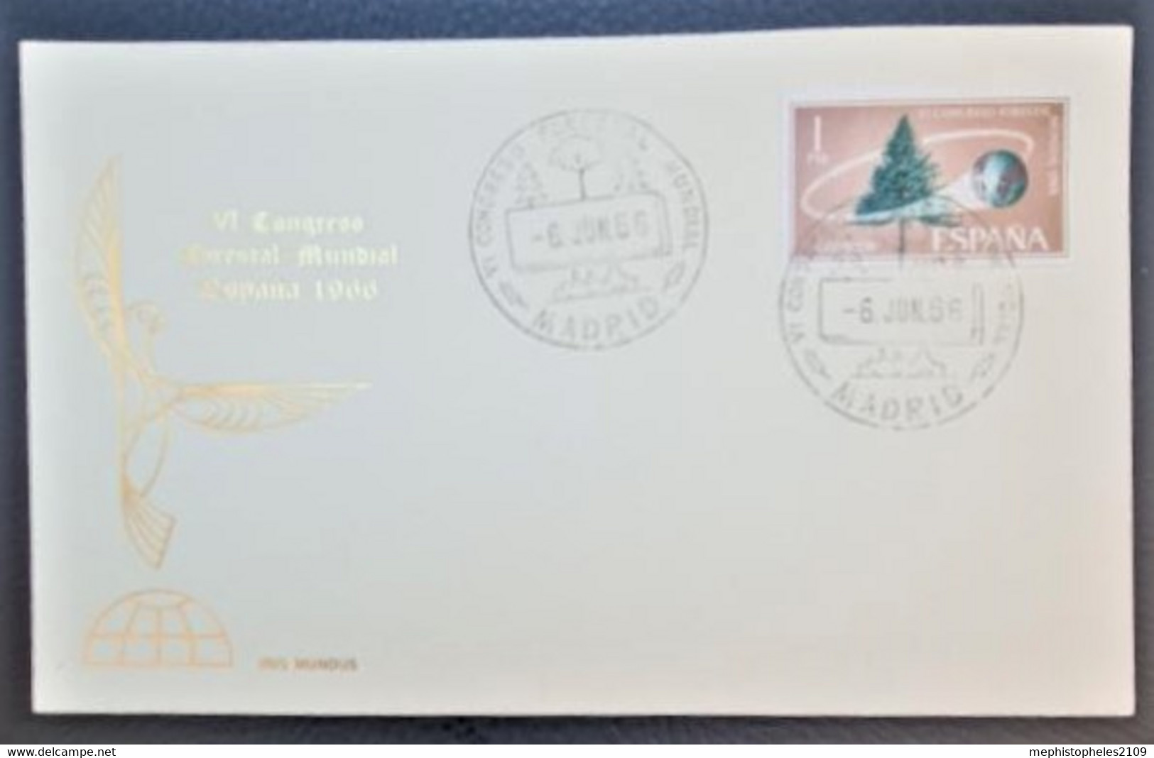 SPAIN 1966 - FDC - VI Congreso Forestal Mundial 1966 - FDC