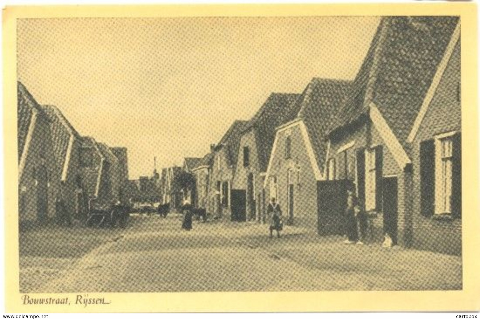 Rijssen, Bouwstraat  (Een Raster Op De Kaart Is Veroorzaakt Door Het Scannen; De Afbeelding Is Helder) - Rijssen