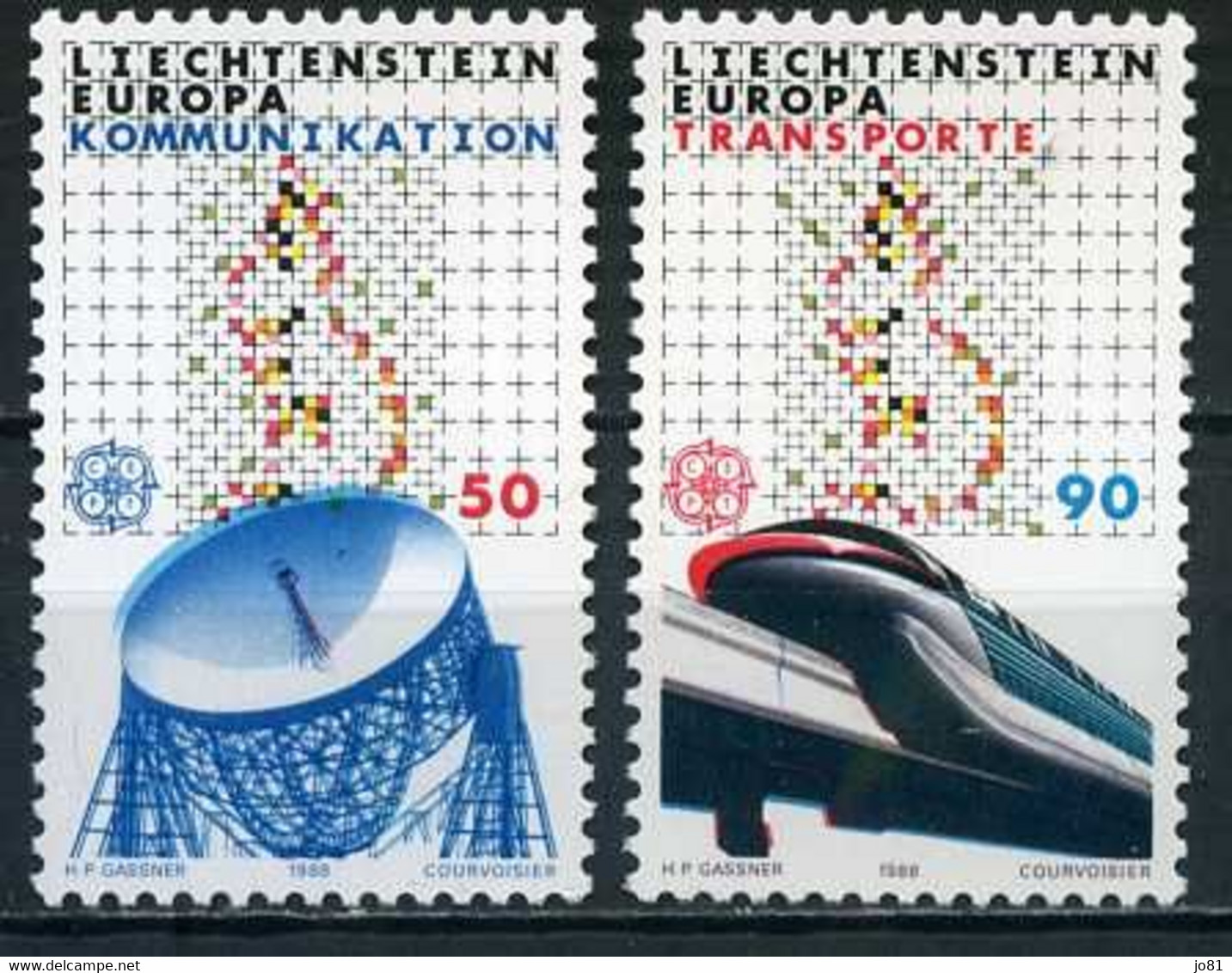 Liechtenstein YT 878-879 Neuf Sans Charnière - XX - MNH Europa 1988 - Ungebraucht