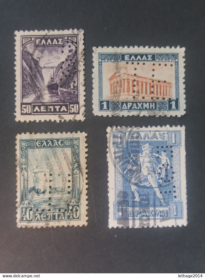 GREECE HELLAS GRECIA MIX PERFIN - Variétés Et Curiosités