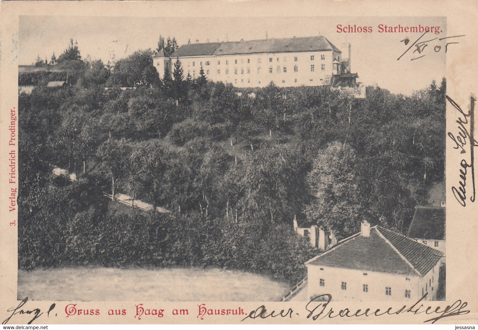 AK - OÖ - Gruss Aus Haag Am Hausruck - Mit Schloss Starhemberg - 1905 - Grieskirchen