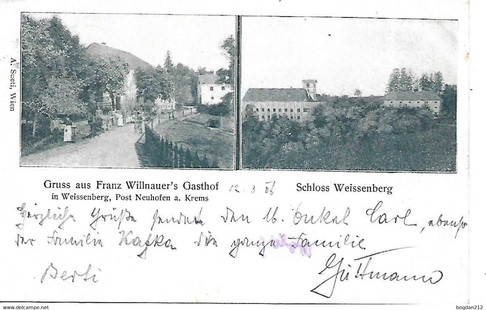 1906 - Neuhofen An Der Krems  WEISSENBERG , Gute Zustand, 2 Scan - Kremsmünster