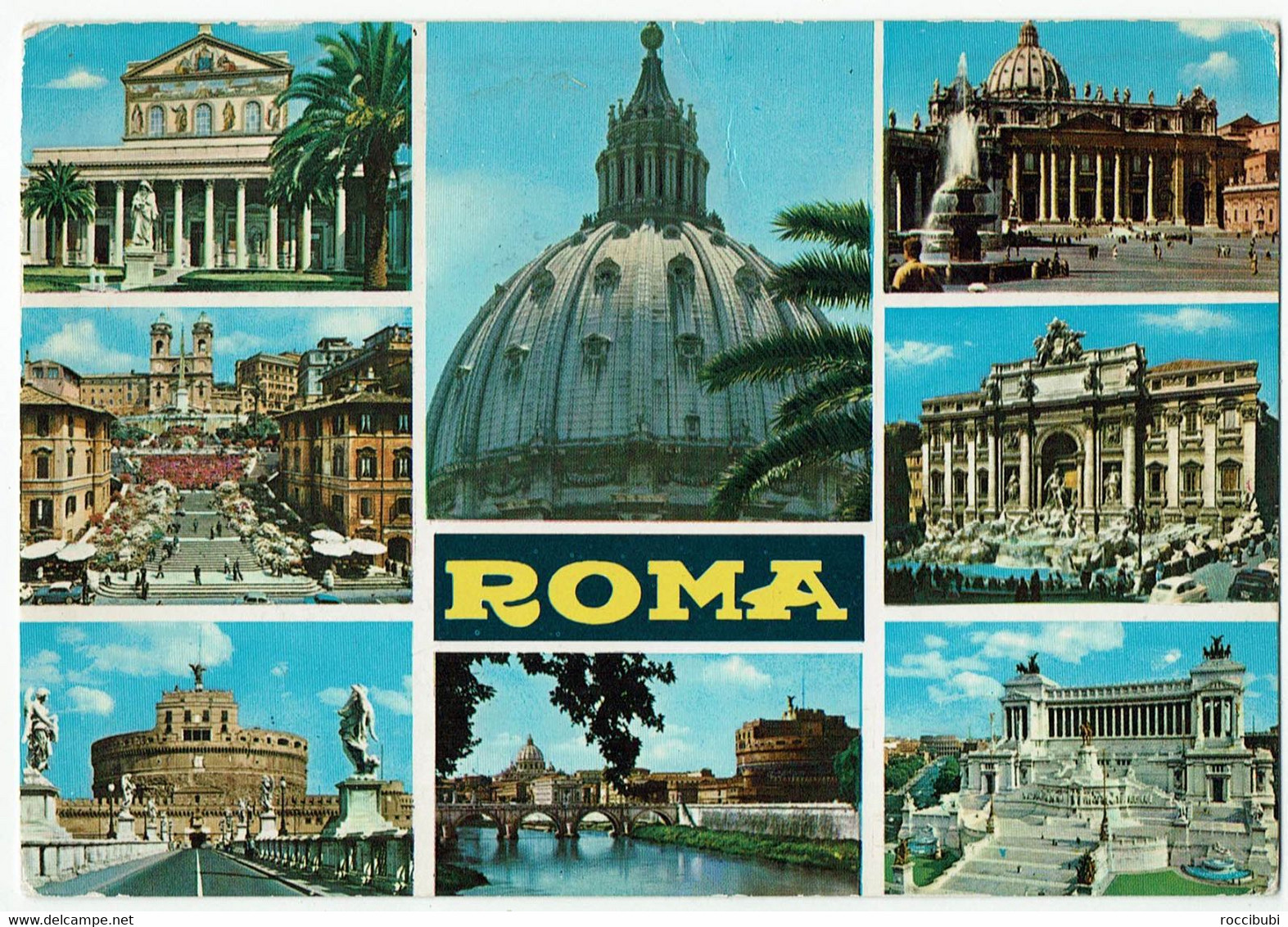 Italien, Rom, Roma - Mehransichten, Panoramakarten