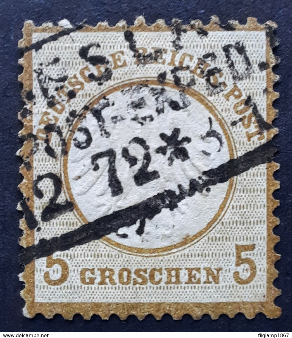 Deutsches Reich, 1872, Michel 6 Gestempelt Geprüft - Cv € 120,00 - Usados