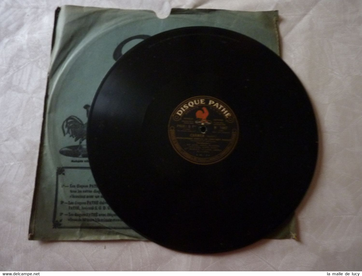 Disque 78 T Phonographe GRAMOPHONE Pathé - Carmen (Bizet) N° 1667 - 78 G - Dischi Per Fonografi