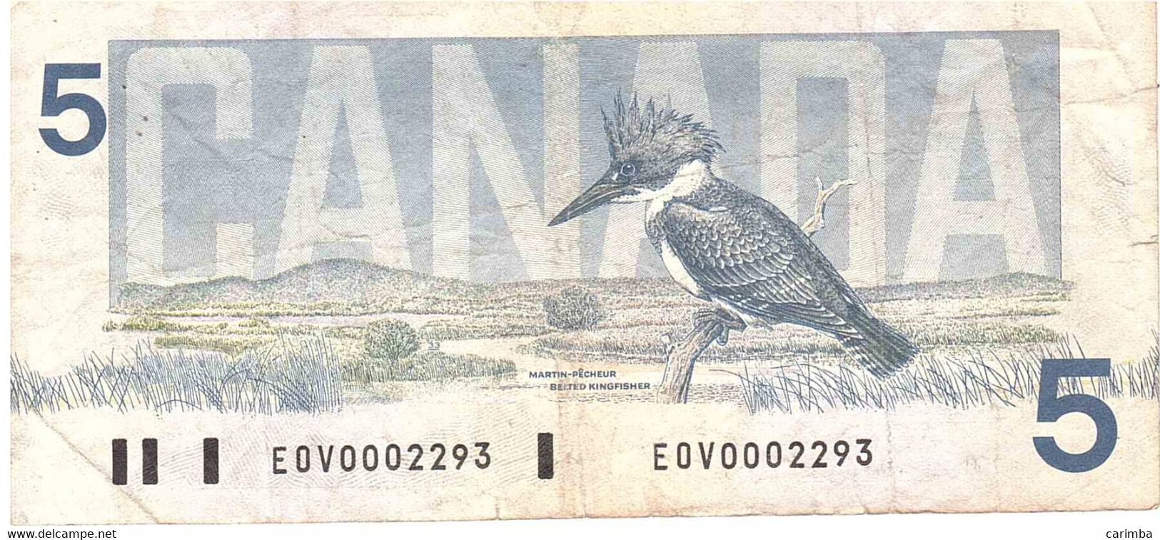 5 DOLLARS 1986 - Kanada