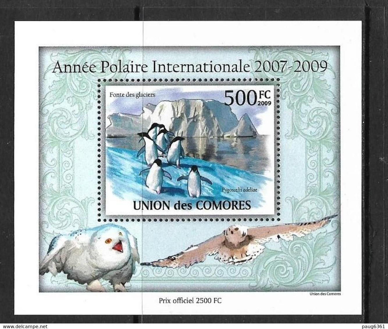 UNION DES COMORES 2010 ANNEE POLAIRE  YVERT N°1904   NEUF MNH** - Année Polaire Internationale