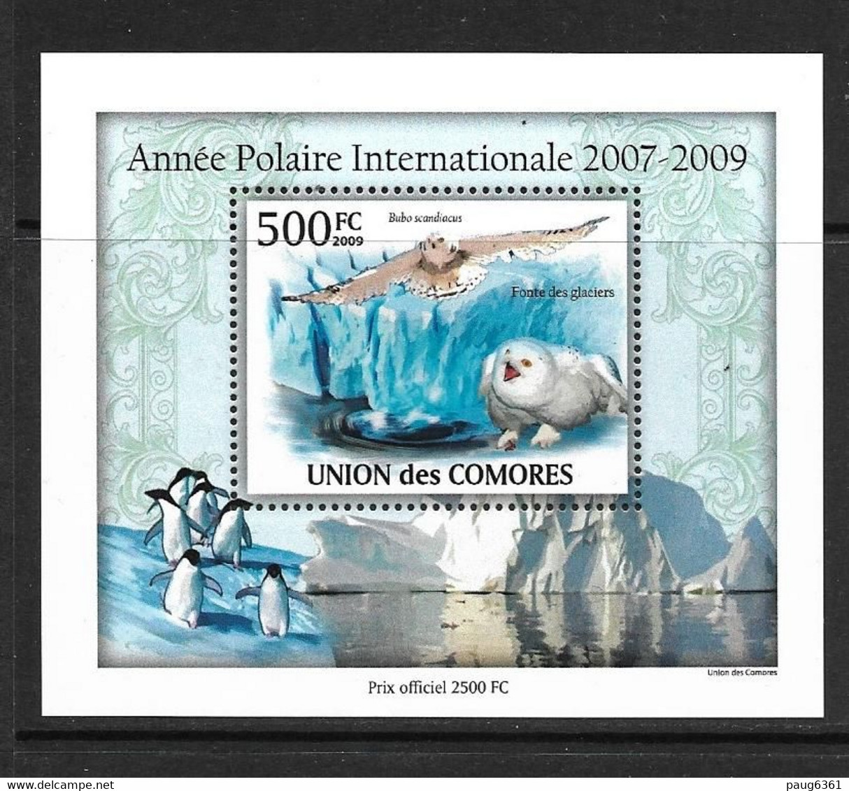 UNION DES COMORES 2010 ANNEE POLAIRE  YVERT N°1905   NEUF MNH** - Internationales Polarjahr