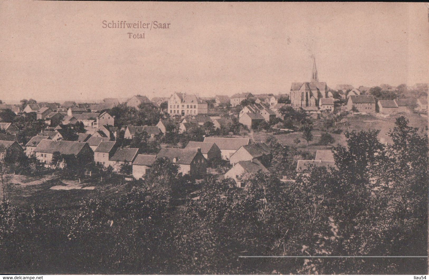 Schiffweiler Total (7 Juin 1919) - Kreis Neunkirchen