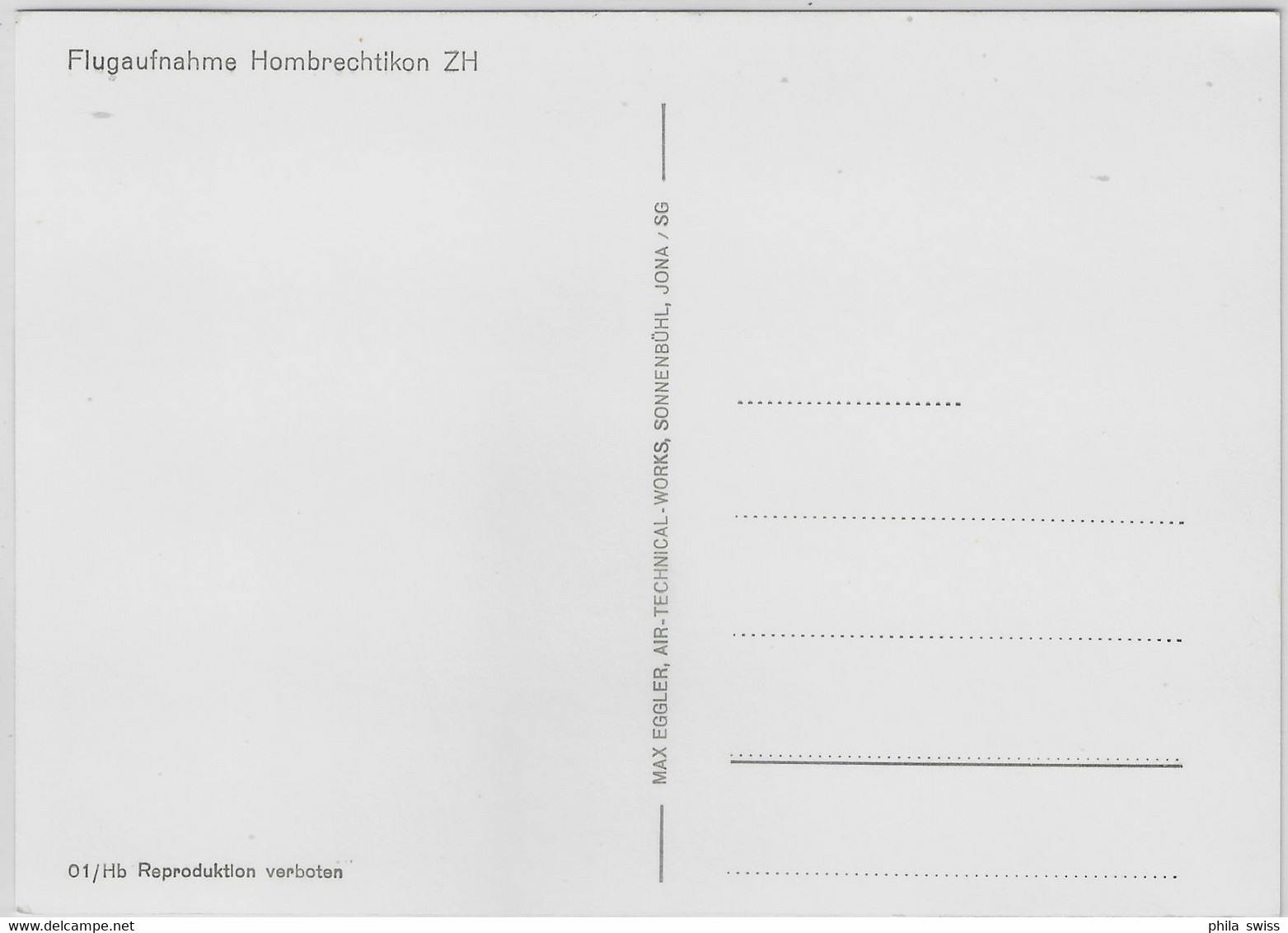 Flugaufnahme Hombrechtikon ZH Fliegeraufnahme - Hombrechtikon