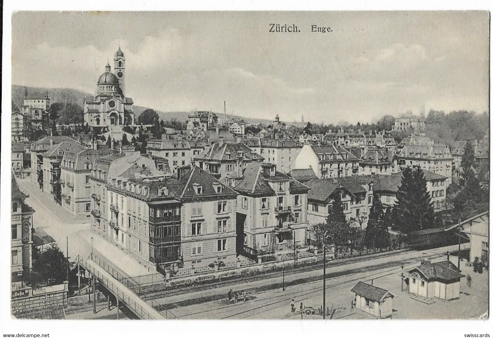 ZÜRICH ENGE: Bahnhofquartier 1908 - Enge