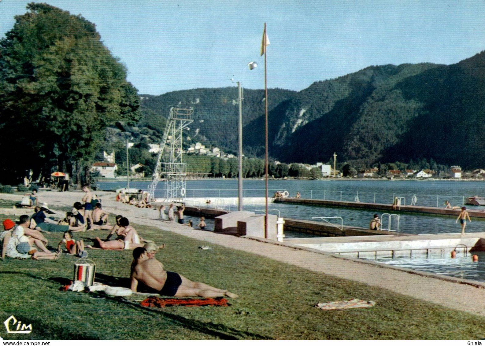 6154 Carte Postale  NANTUA Stade Plage, Le Lac  (scan Recto-verso) 01 Ain - Nantua