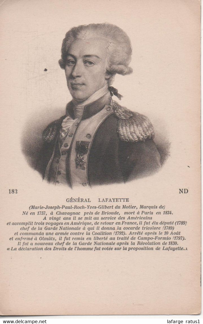 General Lafayette - Geschichte