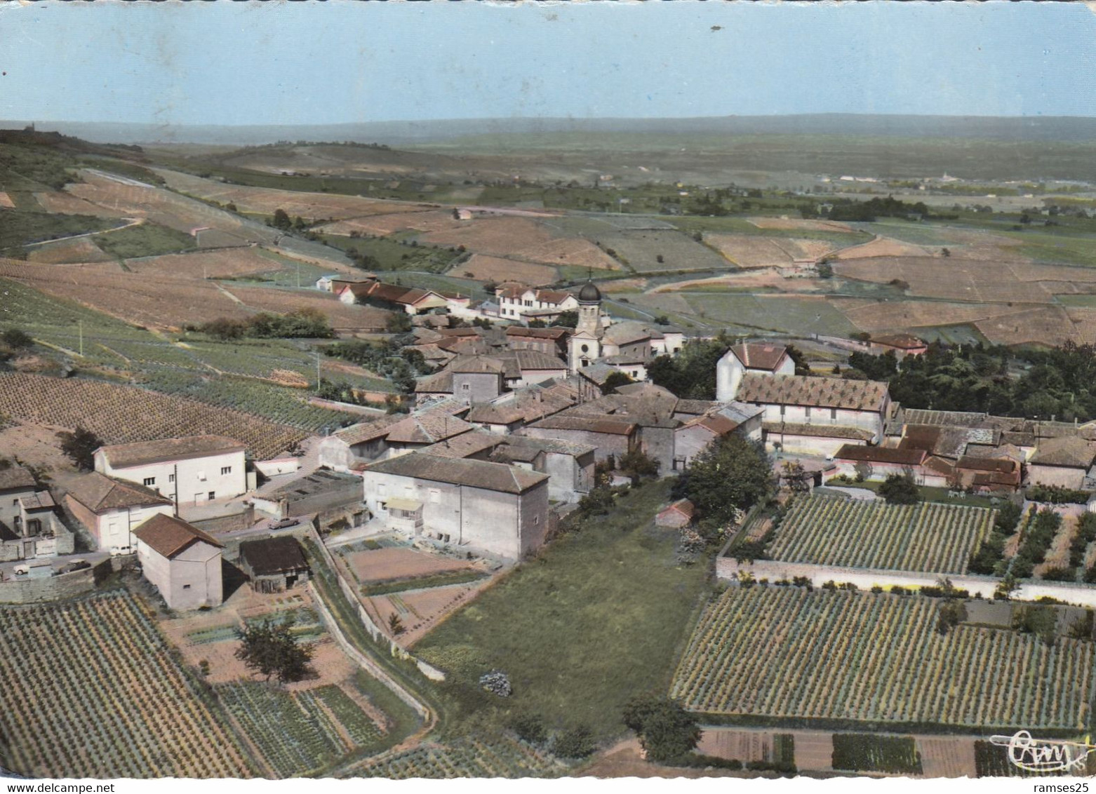 (171)  CPSM  Chiroubles  Vue Générale  (Bon état) - Chiroubles