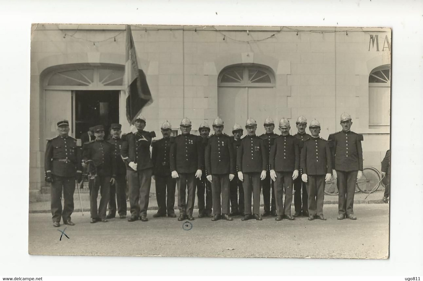 Carte Photo  -   Sapeurs Pompiers D'OURVILLE - Ourville En Caux