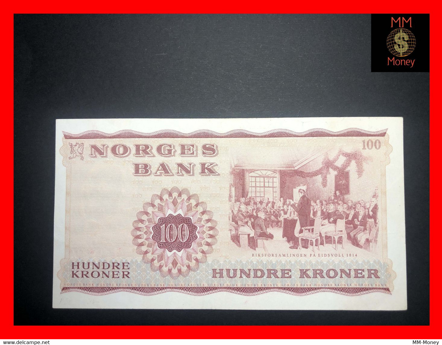 Norway  100 Kroner 1969  P.  38  XF - Norvegia