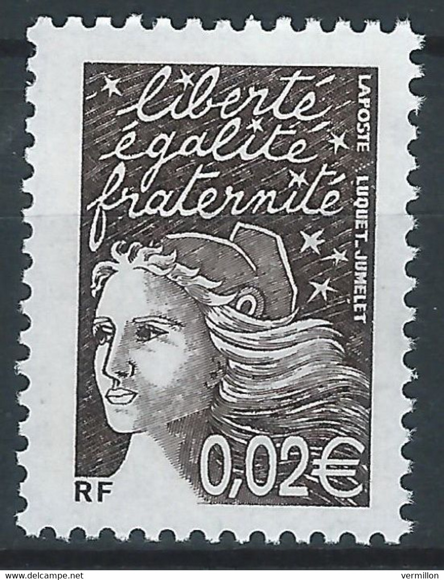 LLL-/-381. TYPE LUQUET,  N° 3444a, COTE 8.00 € , NEUF, 2 B. De PHOS., 1 SEUL TIRAGE, A.MAURY = 3422b, VERSO Sur DEMANDE - Unused Stamps