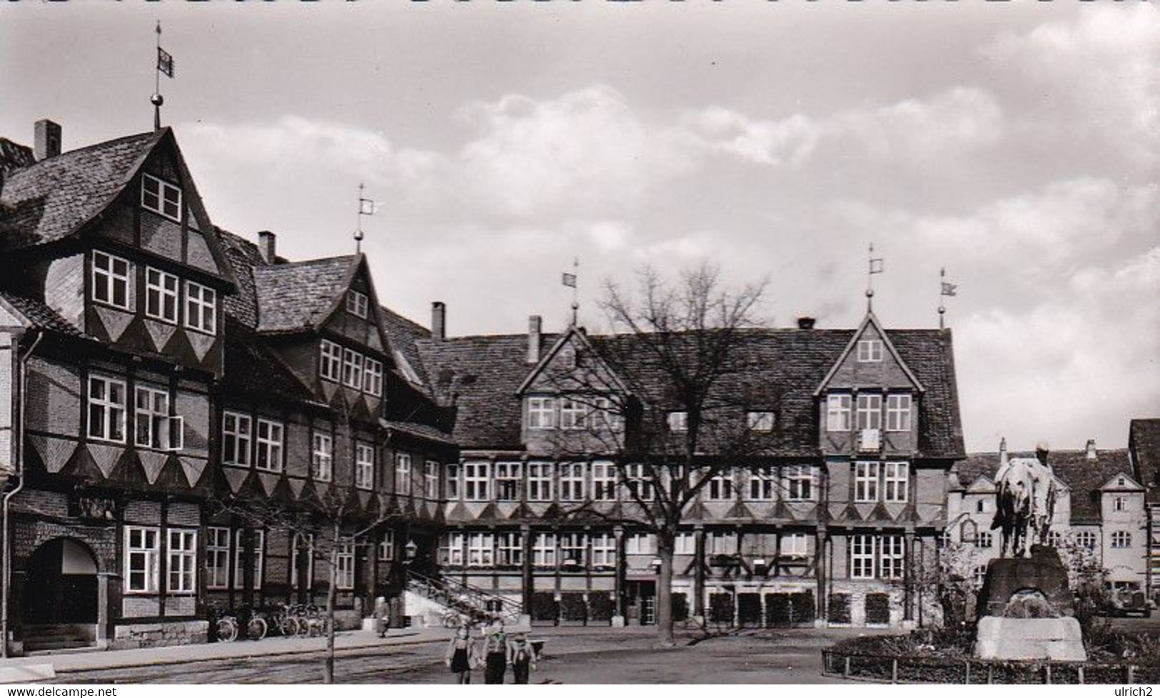 AK Wolfenbüttel - Rathaus - Werbestempel Bundesluftschutzverband - 1958 (54225) - Wolfenbuettel