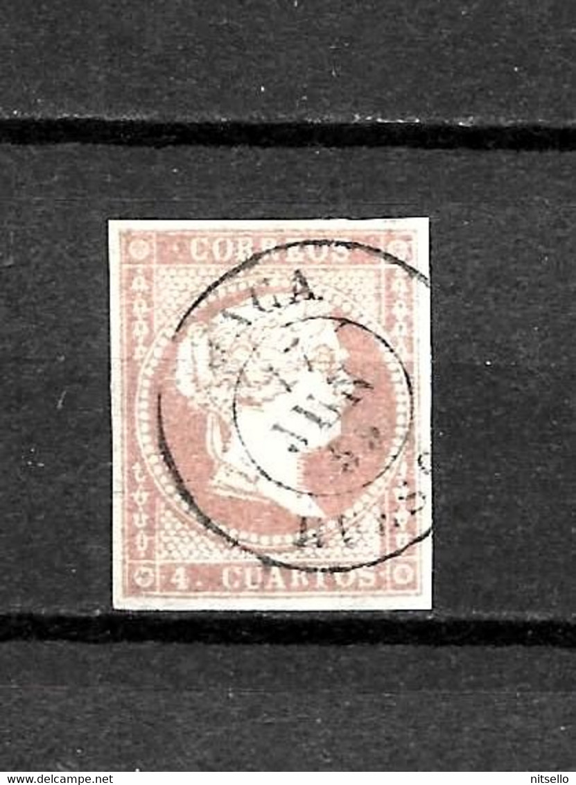 LOTE 1809 /// (C020) ESPAÑA 1855 // EDIFIL Nº: 48 CON FECHADOR DE JACA (HUESCA) - Used Stamps