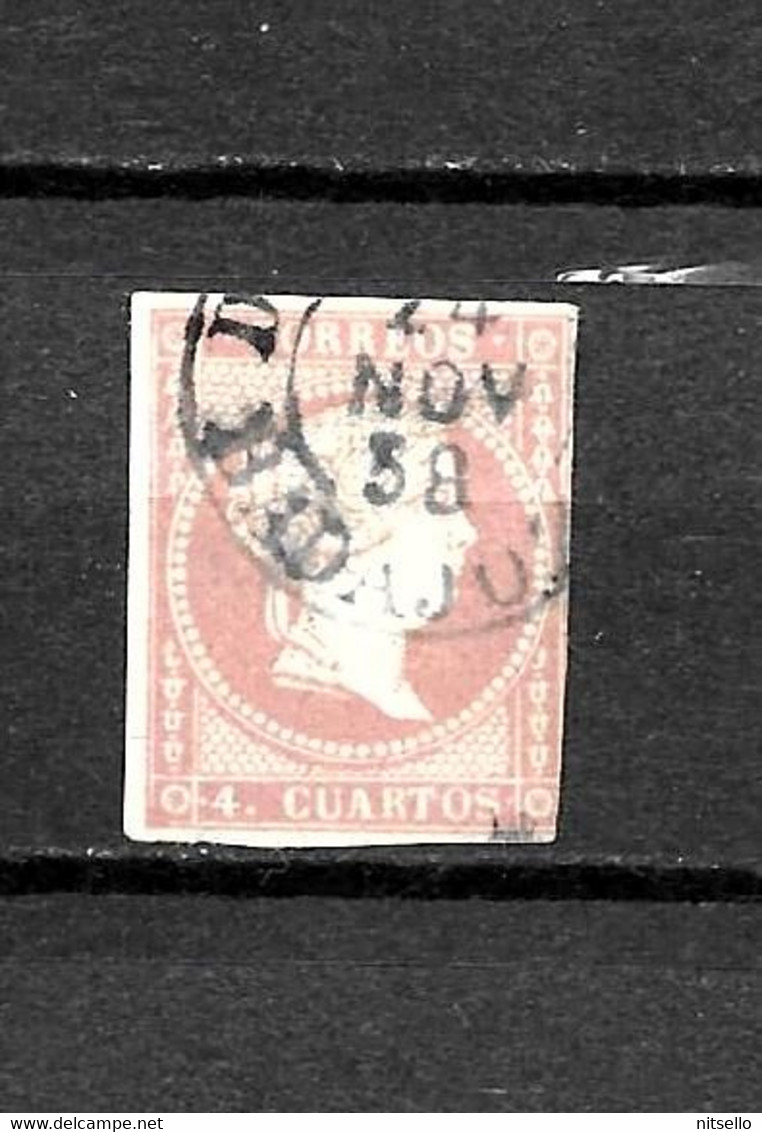 LOTE 1809 /// (C020) ESPAÑA 1855 // EDIFIL Nº: 48 CON FECHADOR DE BADAJOZ - Used Stamps