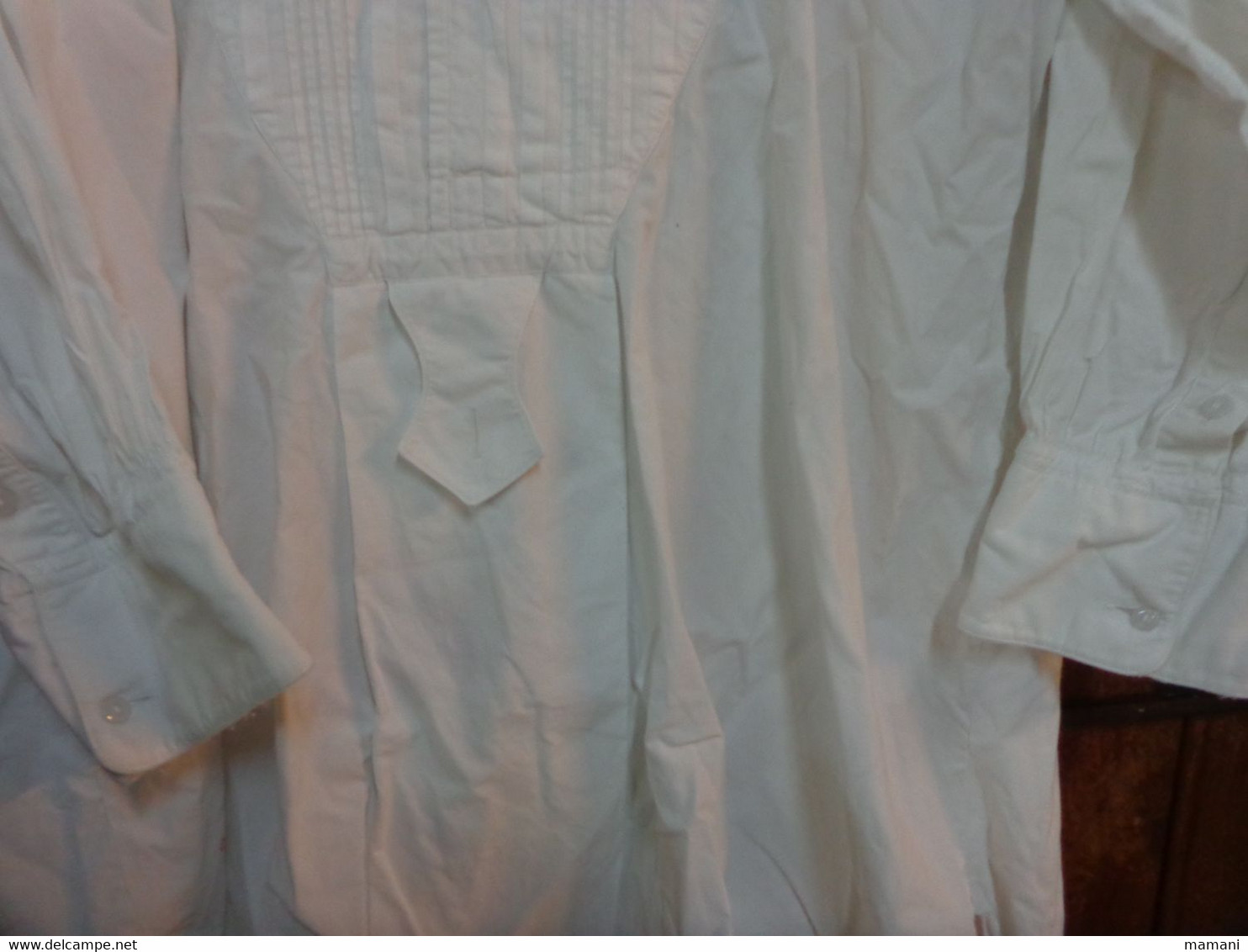 Chemise Homme (plis Religieux) Pour Reconstitution Cinema Etc... -1- - Autres & Non Classés