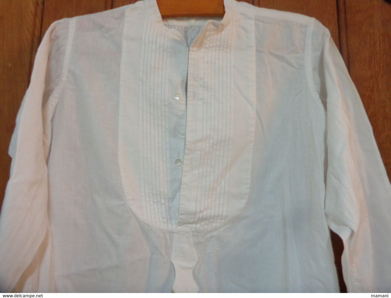 Chemise Homme (plis Religieux) Pour Reconstitution Cinema Etc... -2- - Andere & Zonder Classificatie