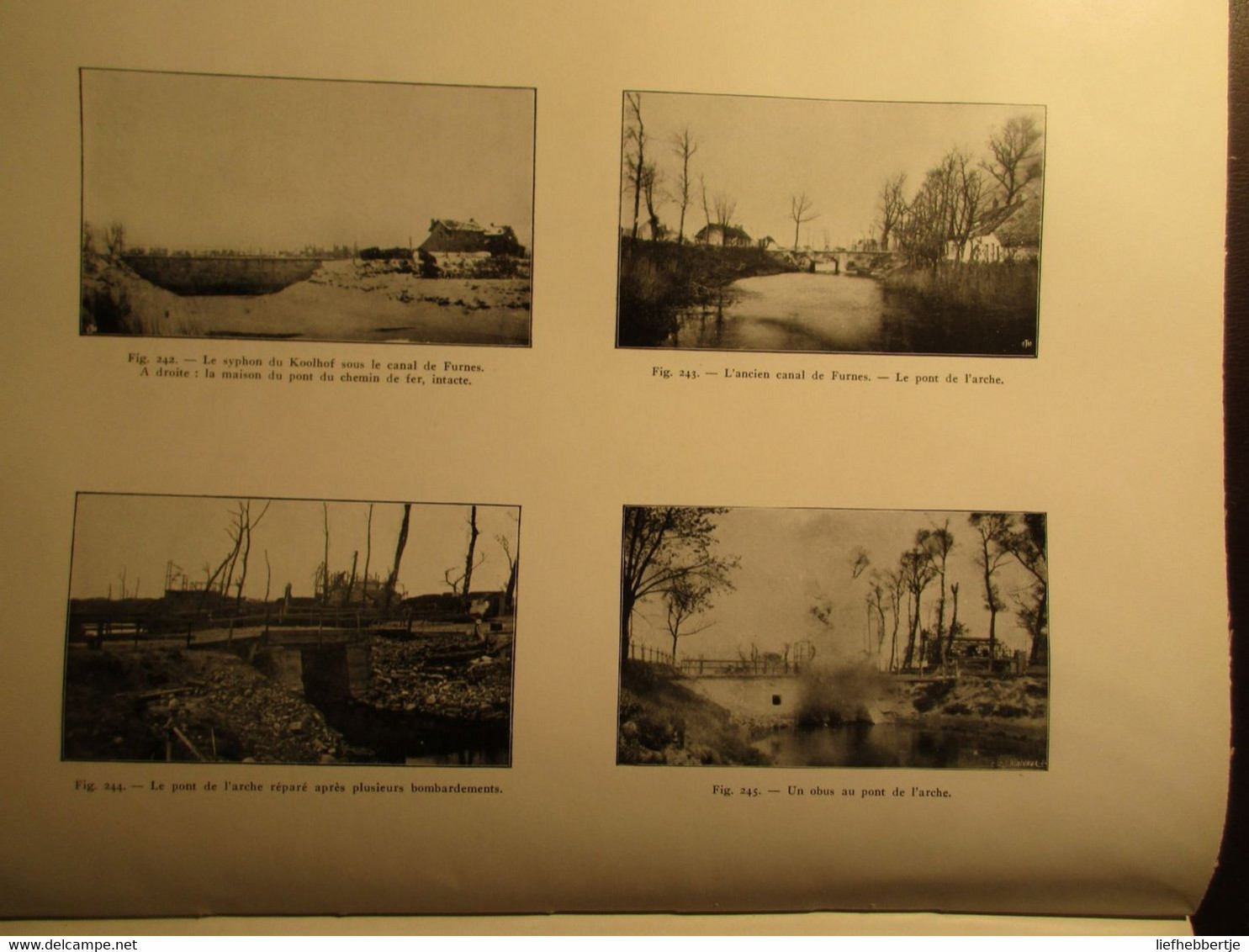 Nieuport 1914-1918 - Les inondations de l'Yser et ... Génie Belge - 1922 - overstroming Ijzer - door R. Thys