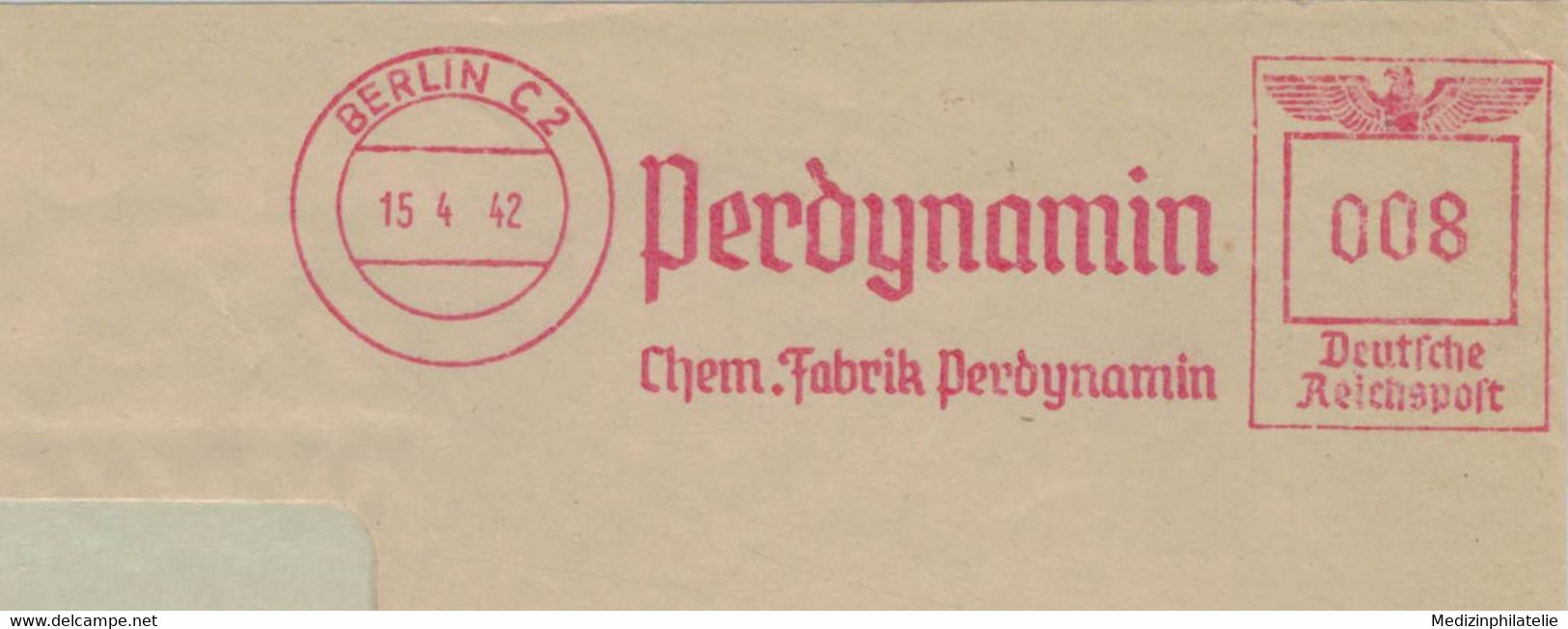 FRancotyp F - Perdynamin Chemie Fabrik - Berlin 1942 - Pharmacy