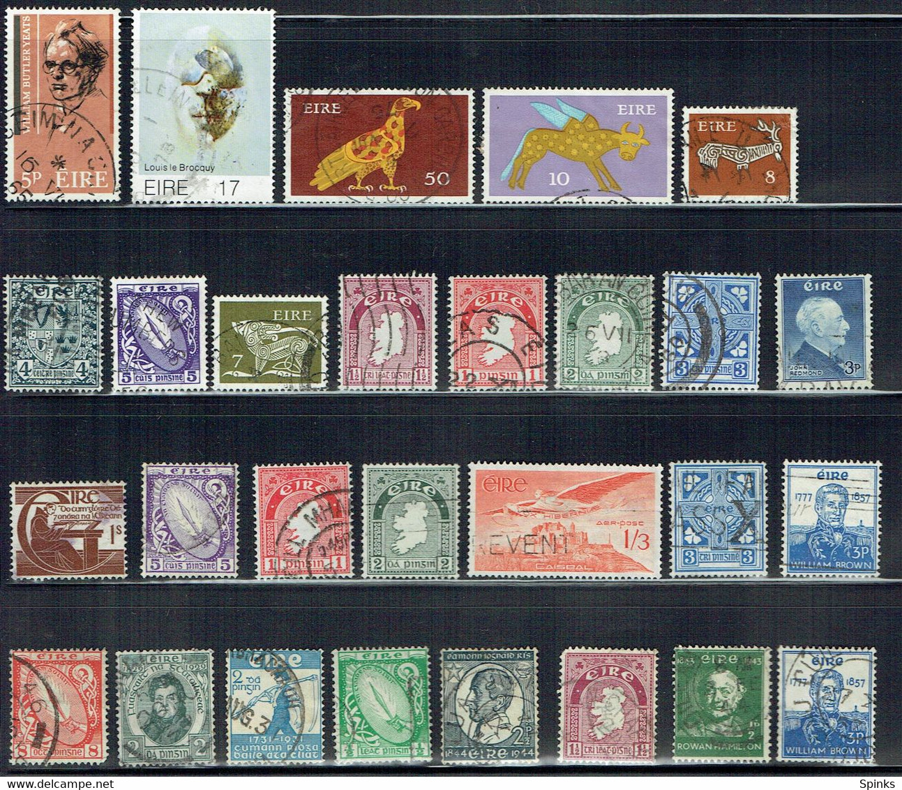 IRELAND Mixture Of 28 Used Stamps - Collections, Lots & Séries