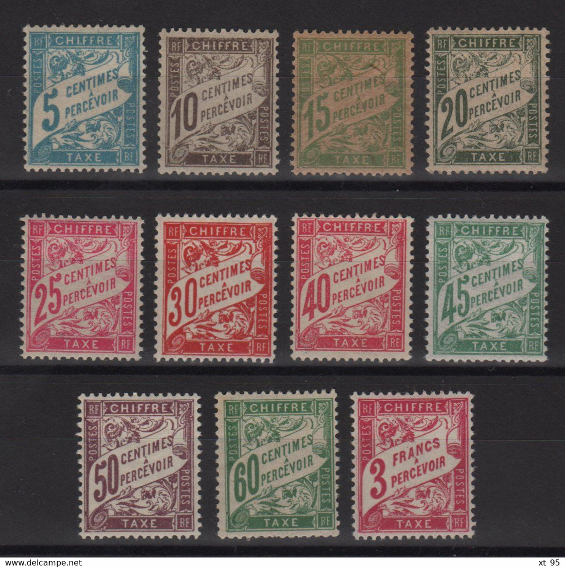 Taxe - Entre N°28 Et N°42A - Lot De 11 Timbres ** Neufs Sans Charniere - Cote +150€ - Andere & Zonder Classificatie