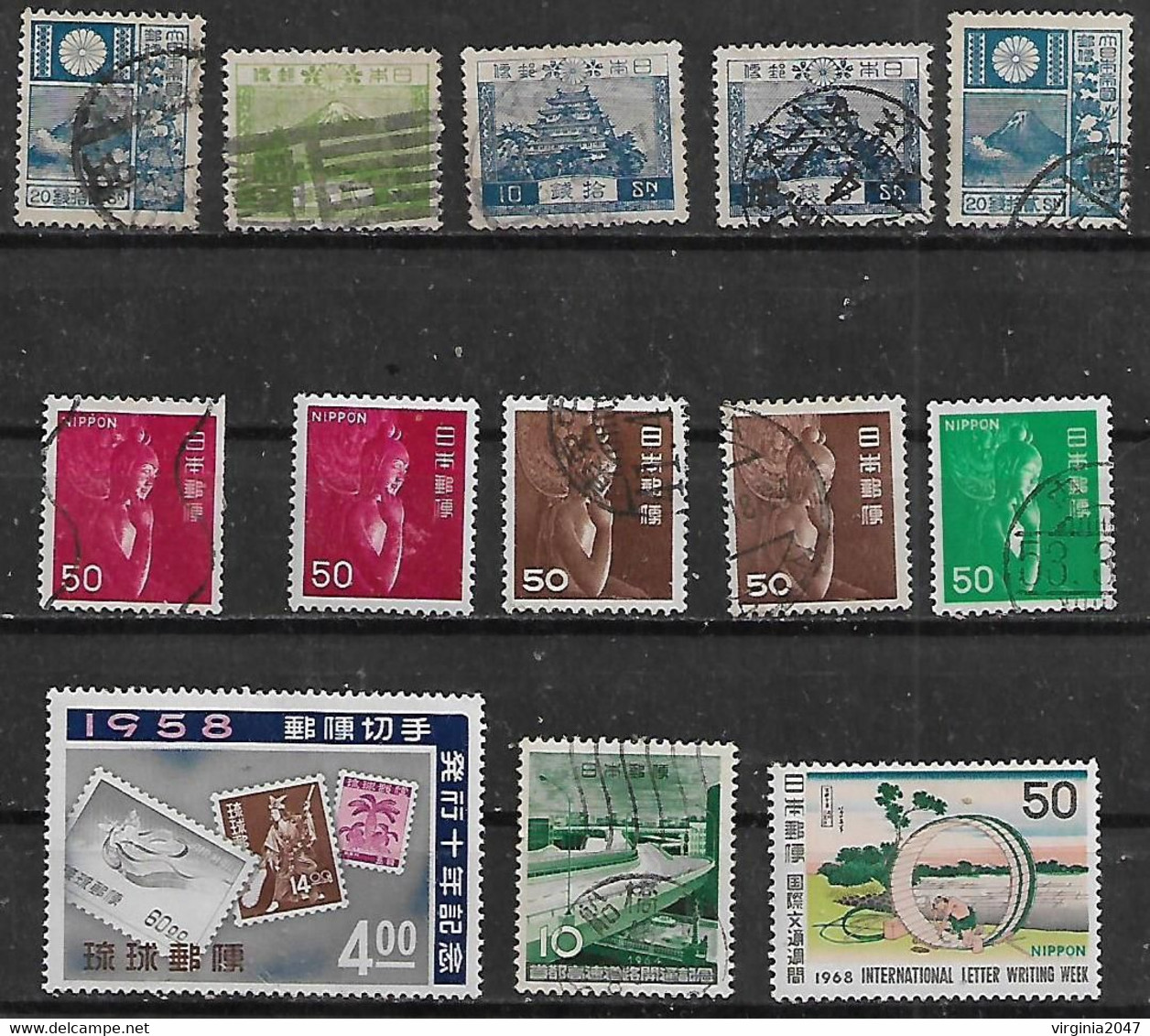 1926-69 Japon 13v. - Andere & Zonder Classificatie